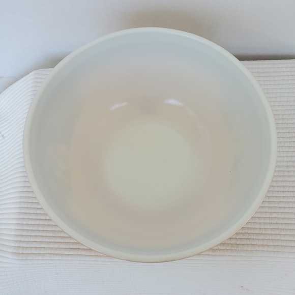 2 Pyrex Old Orchard Mixing 403 402 Bowls Fruit Brown Round 2.5qt 1.5 qt - Picture 6 of 16